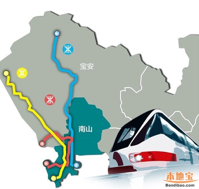 南山將新增3條地鐵線 12、13、15號線站點+線路