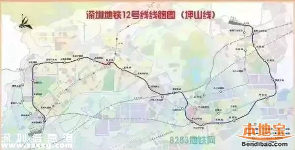 南山將新增3條地鐵線 12、13、15號線站點+線路