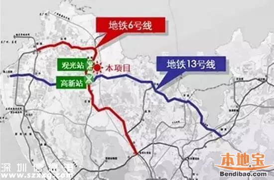南山將新增3條地鐵線 12、13、15號線站點+線路