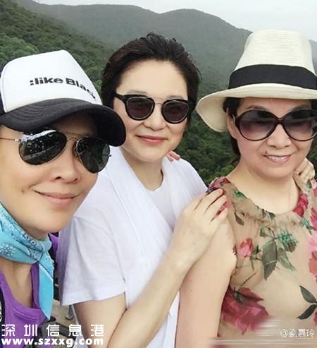 劉嘉玲與林青霞相約爬山