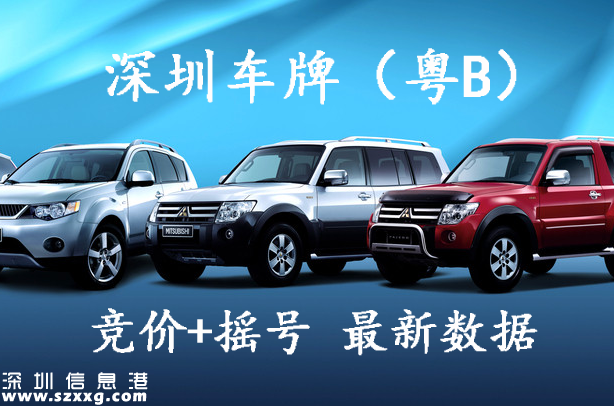 深圳小汽車車牌最新數(shù)據(jù)結(jié)果(搖號(hào)+競(jìng)價(jià))