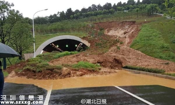 武漢一圍墻疑因暴雨倒塌致8人遇難，一隧道入口發(fā)生山體滑坡