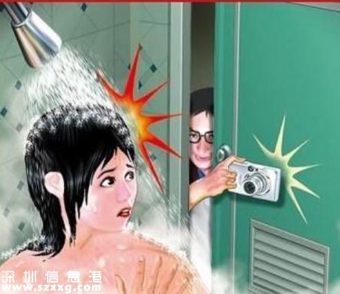 合租屋偷窺女同事 反被攝像機拍自己“出鏡”畫面