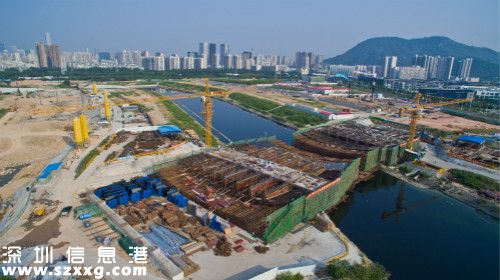 資料圖：這是建設(shè)中的<a href=http://www.hnyueyi.com.cn/shenzhen/ target=_blank class=infotextkey>深圳</a>前海（2015年8月24日攝）新華社記者 毛思倩 攝 。