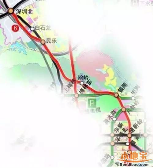 深圳地鐵6號(hào)線二期主體工程全面展開 翰林站開建