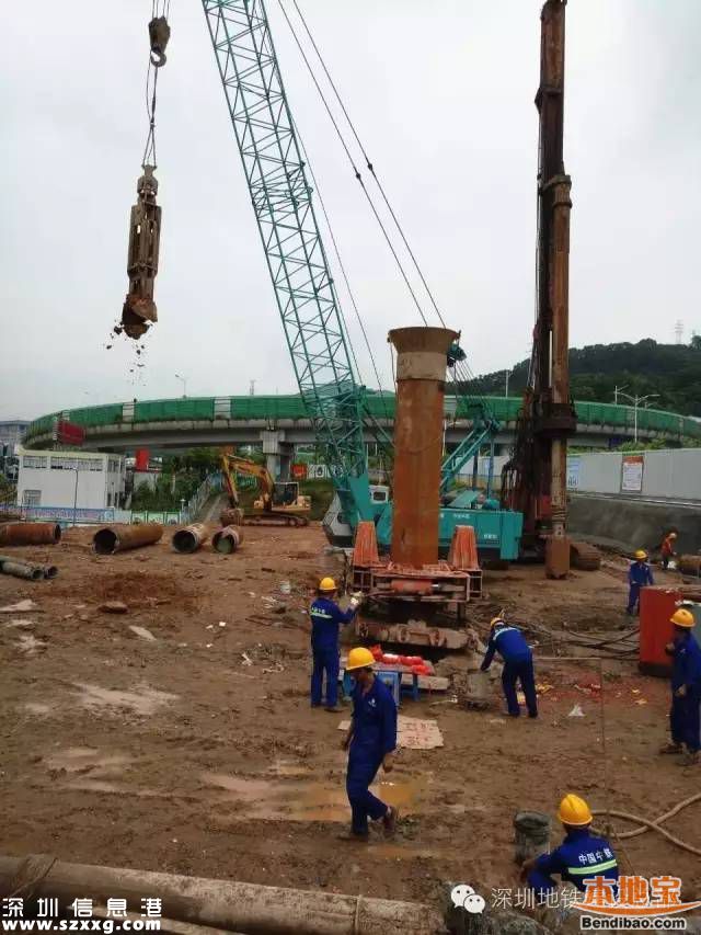 深圳地鐵6號(hào)線二期主體工程全面展開 翰林站開建