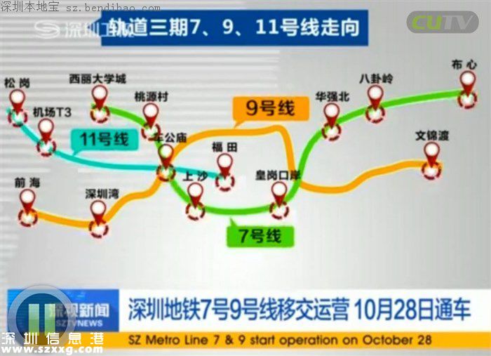 深圳地鐵7號線什么時候開通？預計10月28日開通