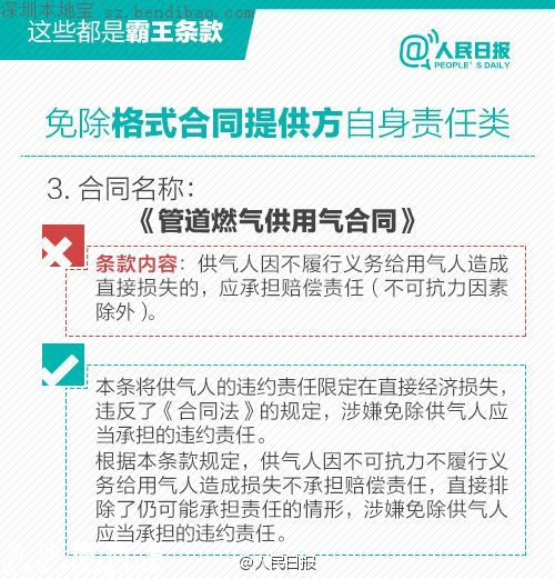 廣東公布10條霸王條款 涉及供水供電供氣