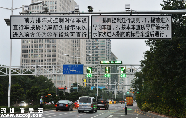 南山新增2排陣式路口 排陣式通行信號是什么意思？
