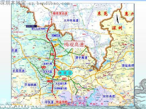 梅觀高速市政化改造最新進(jìn)展 華為立交F匝道開工
