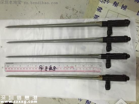 旅客攜帶4把30厘米的長(zhǎng)槍刺刀深圳闖關(guān)被查