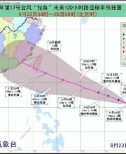 第十七號(hào)臺(tái)風(fēng)鲇魚生成 將影響臺(tái)閩粵