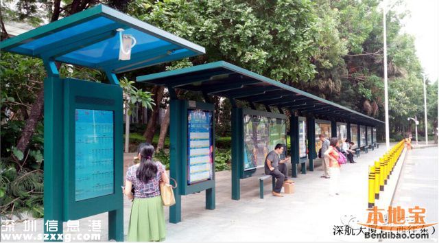 深圳公交站安裝電子站牌 提供公交車到站等信息