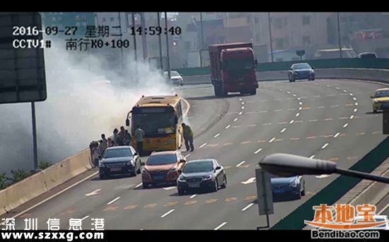 廣東一校車起火 3官兵65秒救46人