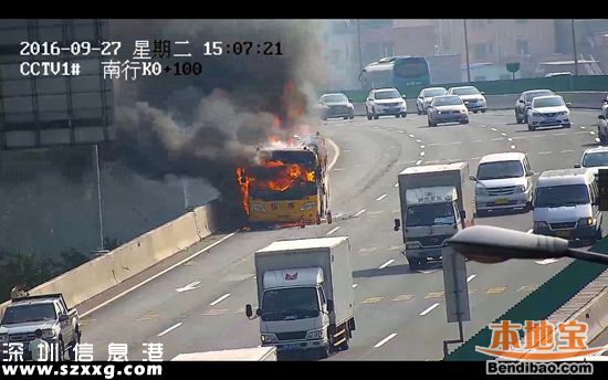 廣東一校車起火 3官兵65秒救46人