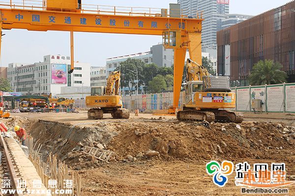 <a href=http://www.hnyueyi.com.cn/shenzhen/ target=_blank class=infotextkey>深圳</a>地鐵8號線海山站 進(jìn)入主體結(jié)構(gòu)施工階段