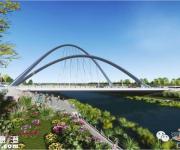 前海11號(hào)景觀橋 道路改造工程完成25%。