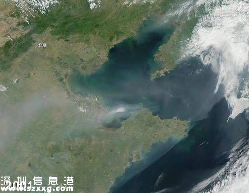 NASA拍北京霧霾15年