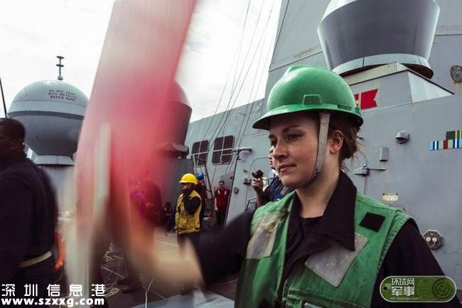 真會玩！美軍乘軍艦東海上打高爾夫(組圖)